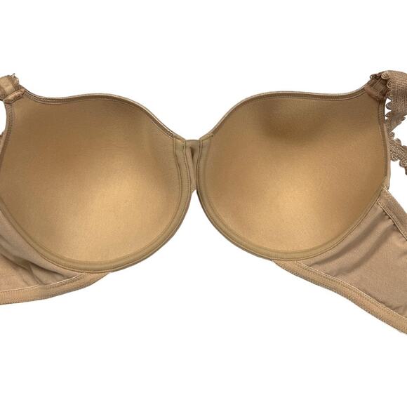 Le Mystere Renaissance Carina Bra Nude Tan Seamless Contour Scalloped Womens 42B - Picture 12 of 12